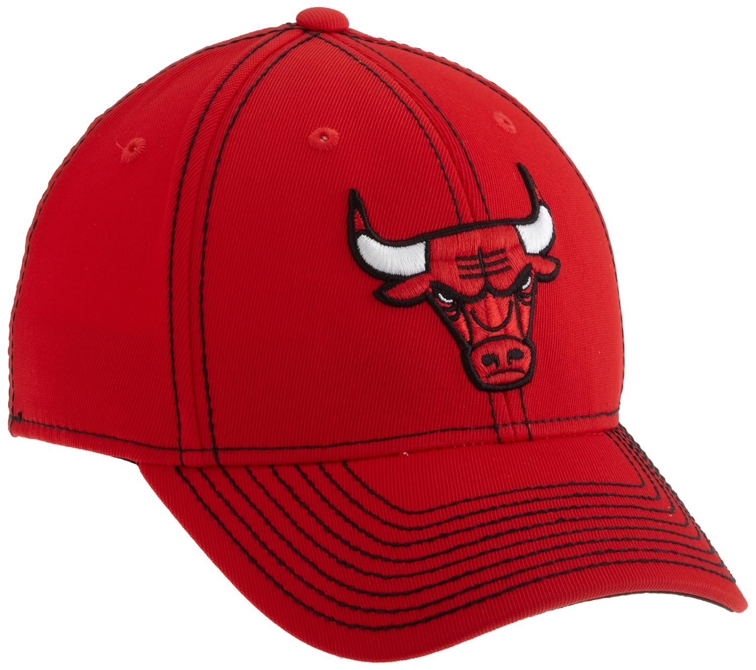 

NBA adidas Chicago Bulls Red Tactel Structured Flex Hat