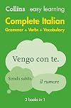 Easy Learning Italian Complete Grammar, Verbs and Vocabulary (3 books in 1): Trusted support for learning (Collins Easy Learning)
