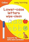 Lower Case Letters Age 3-5 Wipe Clean Activity Book: Ideal for home learning (Collins Easy Learning Preschool)