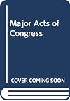 Major Acts of Congress: 001