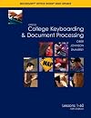 Gregg College Keyboarding & Document Processing (GDP); Microsoft Word 2007 Update, Lessons 1-60 text