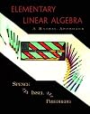 Elementary Linear Algebra: A Matrix Approach
