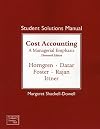 Cost Accounting : Student Solutions Manual for Cost Accounting