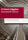 Criminal Litigation (Legal Practice Course Manuals)