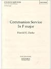 Communion Service in F: Vocal Score