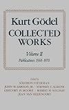 Kurt Gödel Collected Works: Volume II: Publications 1938-1974