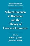 Subject Inversion in Romance and the Theory of Universal Grammar