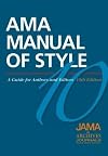 AMA Manual of Style: A Guide for Authors and Editors