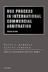 Due Process in International Commercial Arbitration