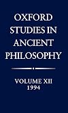 Oxford Studies in Ancient Philosophy: Volume XII: 1994