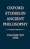 Oxford Studies in Ancient Philosophy. Volume XIV: 1996