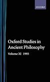 Oxford Studies in Ancient Philosophy: Volume XI: 1993