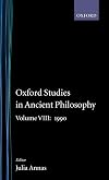 Oxford Studies in Ancient Philosophy: Volume VIII: 1990
