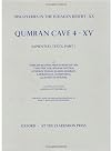 Discoveries in the Judaean Desert. Volume XX: Qumran Cave 4, Part XV: The Sapiential Texts, Part 1