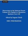 Discoveries in the Judaean Desert. Volume XVI: Qumr&acirc;n Cave 4, Part XI: Psalms to Chronicles