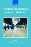 The Constitutionalization of European Private Law