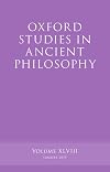 Oxford Studies in Ancient Philosophy, Volume 48