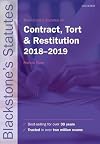 Blackstone's Statutes on Contract, Tort & Restitution 2018-2019 (Blackstone's Statute Series)