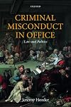 Criminal Misconduct in Office: Law and Politics