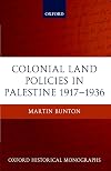 Colonial Land Policies in Palestine, 1917-1936