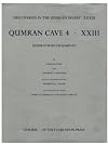 Discoveries in the Judaean Desert. Volume XXXIII: Qumr&acirc;n Cave 4, Part XXIII: Unidentified Fragments