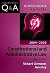 Constitutional and administrative law 2004-2005