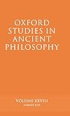 Oxford Studies in Ancient Philosophy. Volume XXVIII: Summer 2005