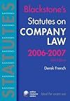 Blackstone's Statutes on Company Law