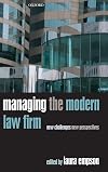 Managing the Modern Law Firm: New Challenges, New Perspectives