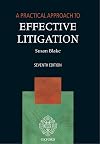 A Practical Approach to Effective Litigation
