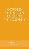 Oxford Studies in Ancient Philosophy. Volume XXXVII: Winter 2009