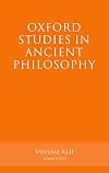 Oxford Studies in Ancient Philosophy. Volume XLII: Summer 2012