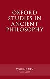 Oxford Studies in Ancient Philosophy: Volume 45