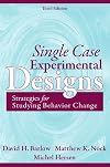 Single Case Experimental Designs: Strategies for Studying Behavior Change (Pergamon General Psychology Series)