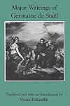Major Writings of Germaine De Stael