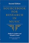 Sourcebook for Research in Music