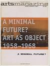 A minimal future? : art as object 1958-1968