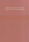 MIT Wavelength Tables, Vol. 1