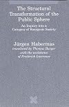The Structural Transformation of the Public Sphere: An Inquiry into a Category of Bourgeois Society