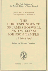 The correspondence of James Boswell and William Johnson Temple, 1756-1795
