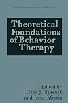 Theoretical foundations of behavior therapy