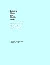 Drinking water and health. Volume 3