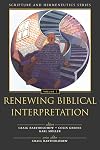 Renewing Biblical Interpretation