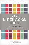 NIV, Lifehacks Bible, Hardcover: Practical Tools for Successful Spiritual Habits