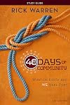 40 Days of Community Study Guide: What On Earth Are We Here For?