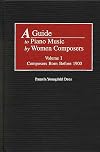 A Guide to Piano Music by Women Composers: Composers Born Before 1900