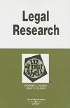 Legal Research in a Nutshell