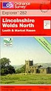 Explorer Map 282: Lincolnshire Wolds North
