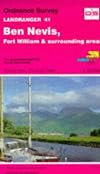 Landranger Map 041: Ben Nevis, Fort William and Glen Coe