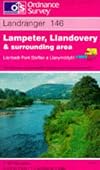 Landranger Map 146: Lampeter, Llandovery & surrounding area